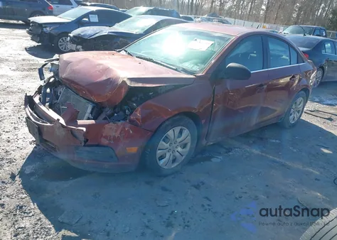 2012 Chevrolet Cruze Ls из США, поврежденный, VIN 1G1PC5SH1C7269375